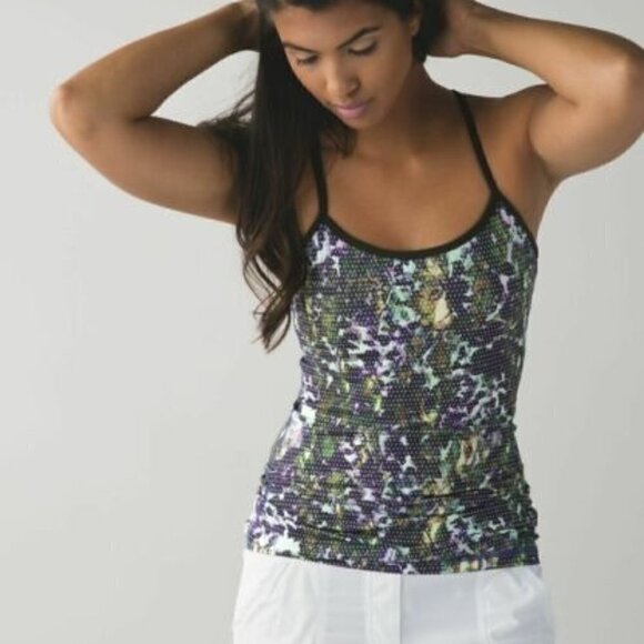 Lululemon Amala Floral Sport Tank Top - Picture 1 of 9